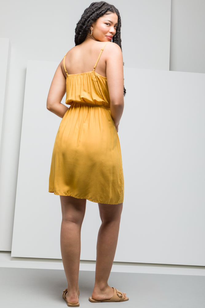 Strappy Dress Yellow (2)