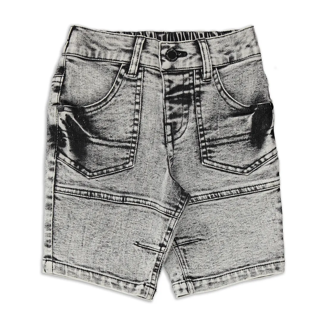 Cut line denim shorts grey - BOYS 2-8 YEARS Bottoms & Jeans | Ackermans