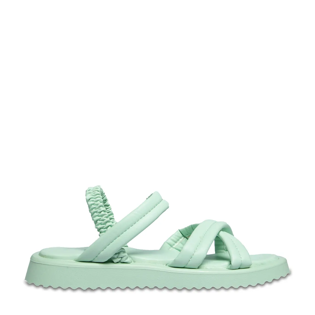 Puffy band strap sandal green - GIRLS 7-15 YEARS Shoes | Ackermans