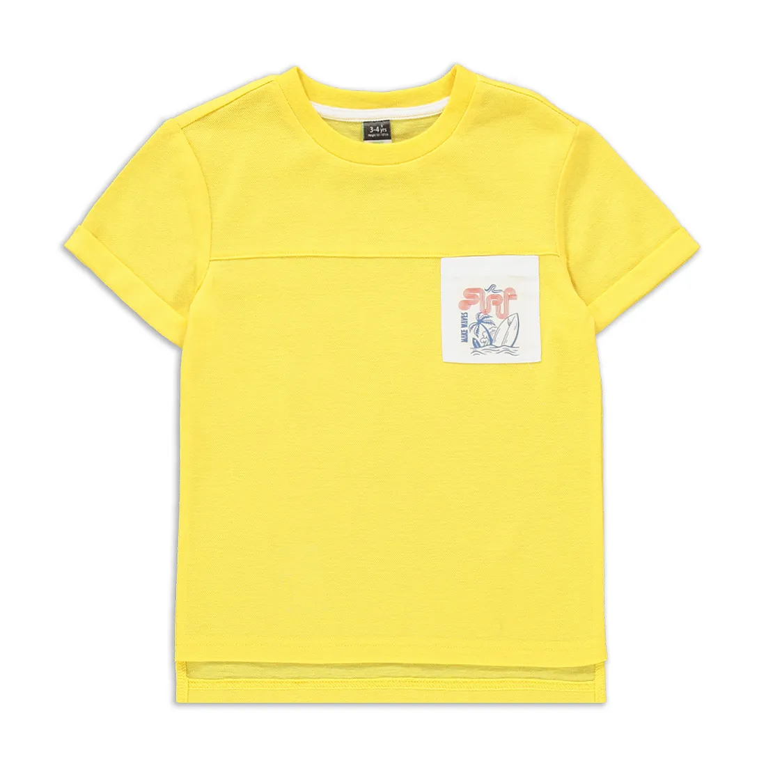 Pocket short sleeve t-shirt yellow - BOYS 2-8 YEARS Tops & T-Shirts ...