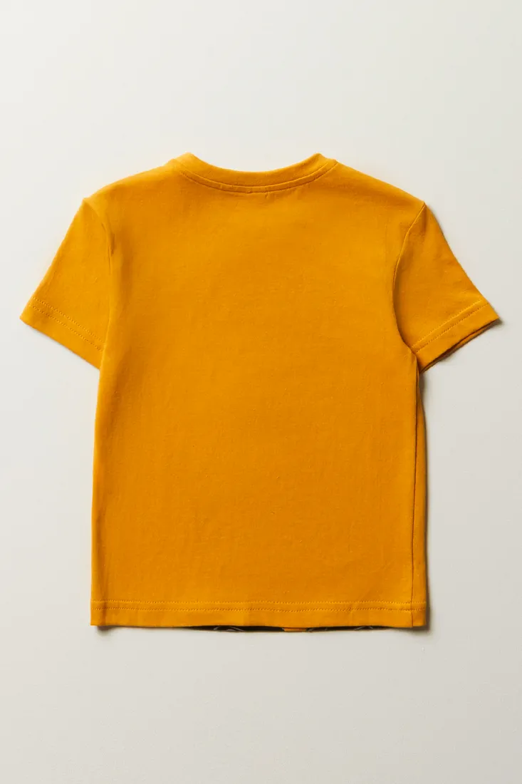 Garfield short sleeve t-shirt yellow - KIDS CHARACTER Tops & T-Shirts ...
