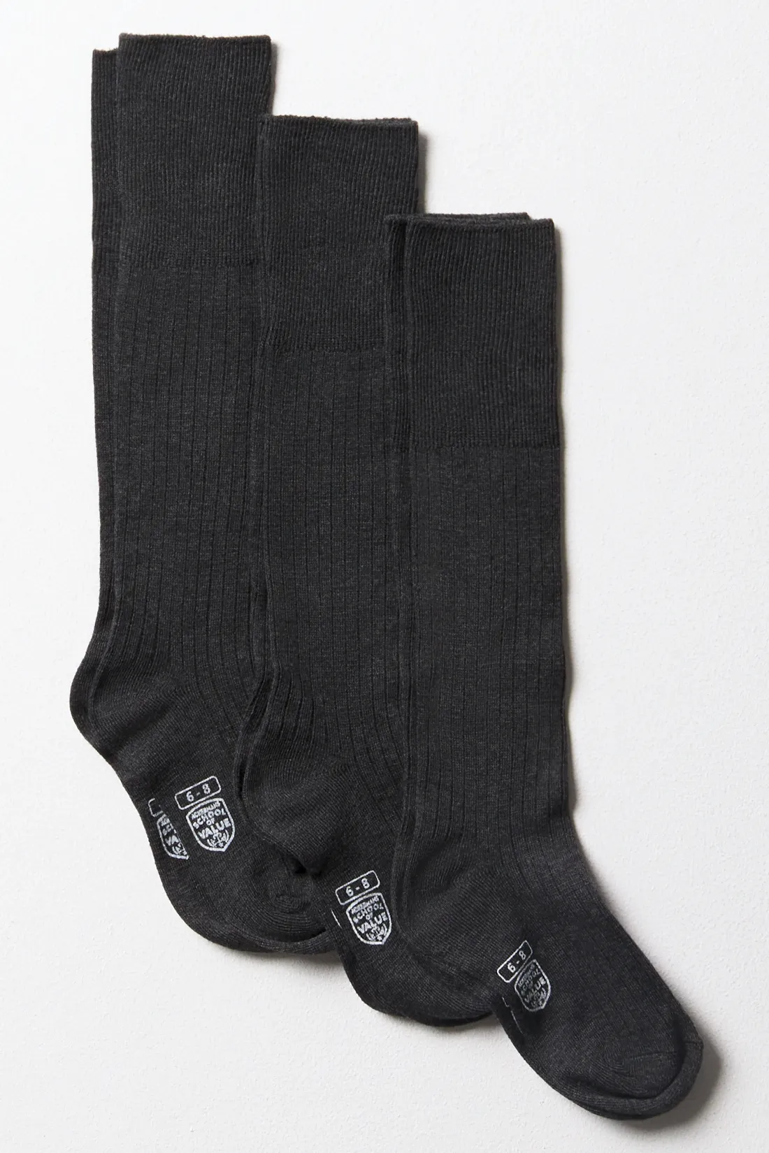 3 Pack long socks grey - Kids's School clothes | Ackermans