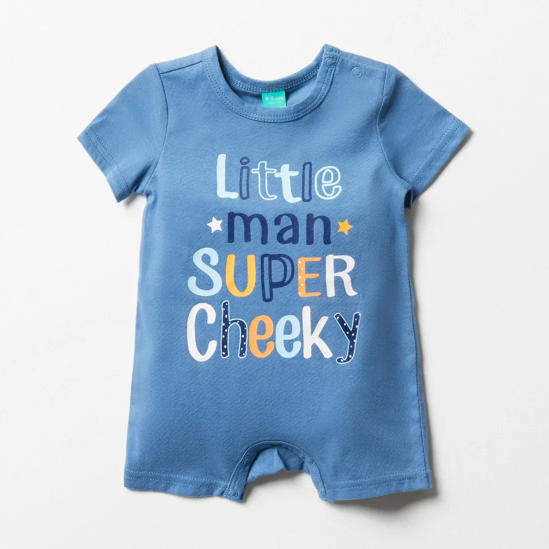 Little man romper blue - NEWBORN Baby Rompers | Ackermans