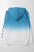 Blue Dip Dye Graphic Hoodie (3)