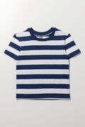 Navy Stripe Crew T-Shirt