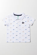 White Patterned Golfer