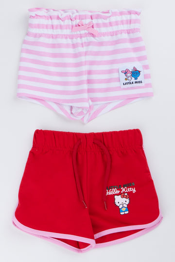 Hello Kitty Striped Shorts 2 Pack