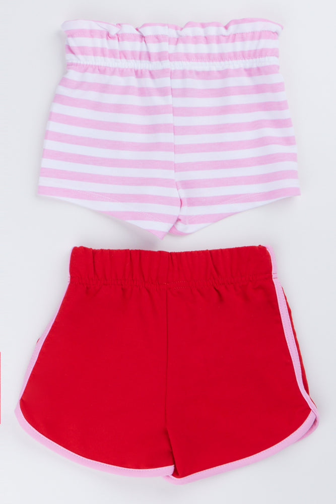 Hello Kitty Striped Shorts 2 Pack (2)