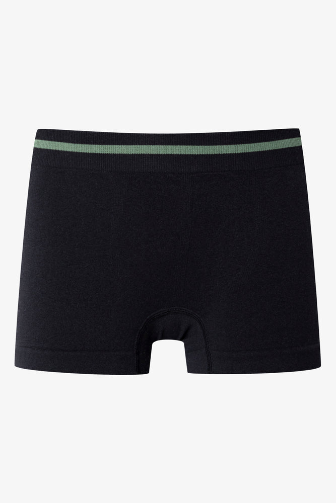 3 Pack Seam-Free Boxers Black, Green & Grey (2)