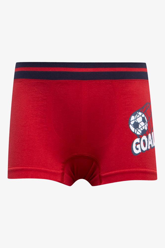 3 Pack Seamless Boxers Red (1)