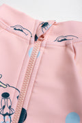 Minnie Mouse Long Sleeve Swimsuit Peach (2)