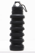 Foldable Silicone Bottle Black 550Ml