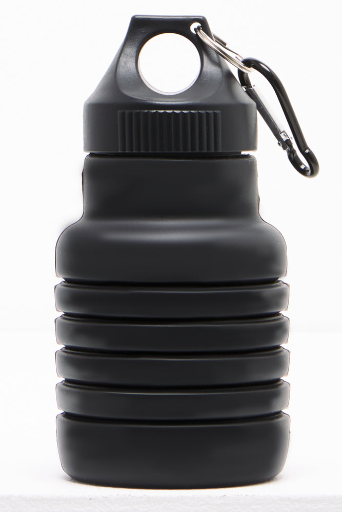 Foldable Silicone Bottle Black 550Ml (1)