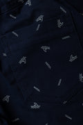 Belted Chino Shorts Navy (2)