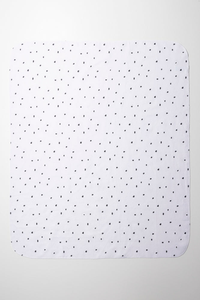3 Pack Bear Receiver Blankets White (4)