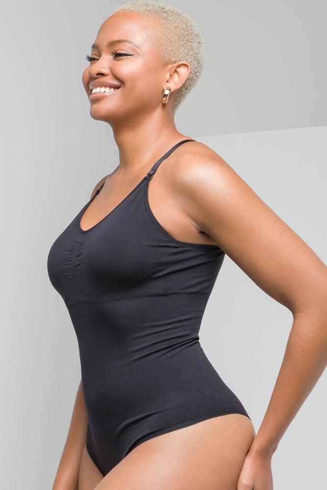 Shapewear Thong Bodysuit Black (1)