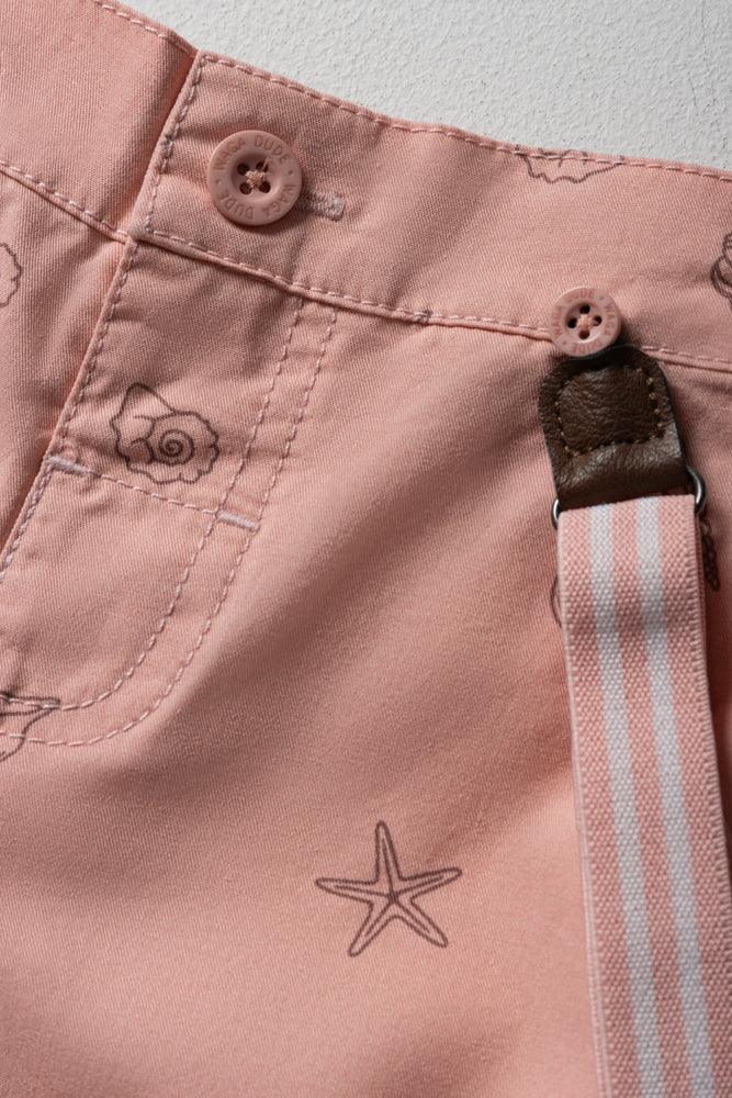 Chino Shorts With Braces Pink (1)