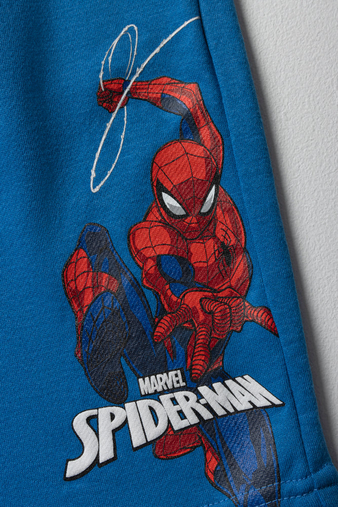 Spider-Man 2 Pack Shorts Red & Blue (1)