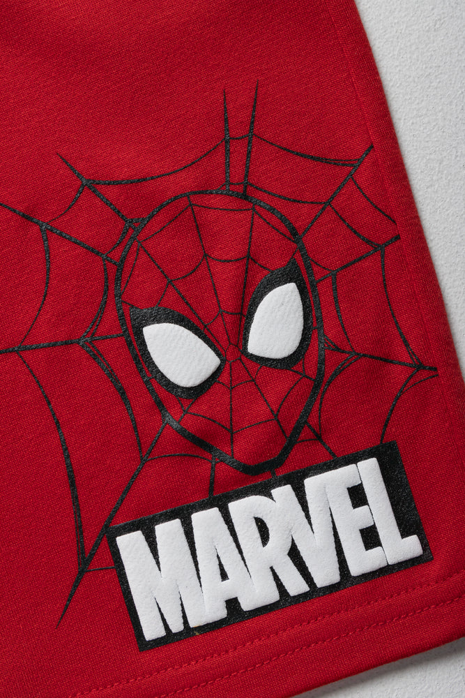 Spider-Man 2 Pack Shorts Red & Blue (2)