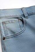 Ripped Denim Shorts Blue (1)