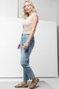 Rib Sleeveless Top Natural (1)
