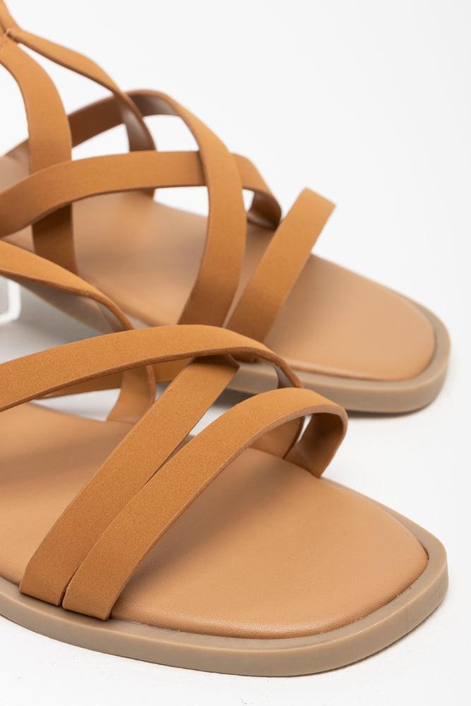 Strappy Sandal Brown Ackermans