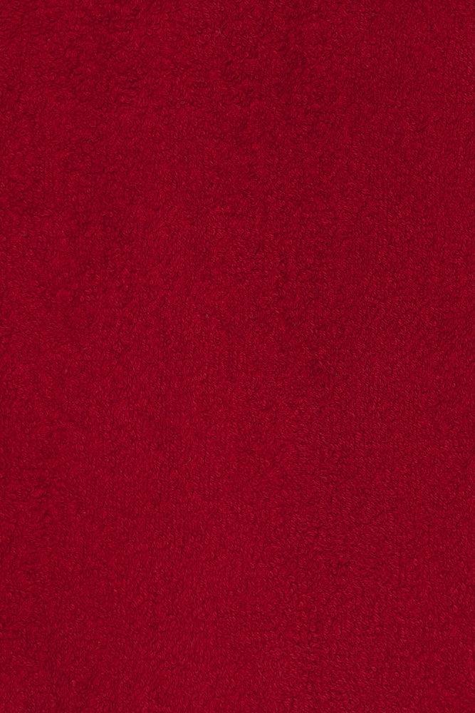 Fringed Guest Towel Red (2)