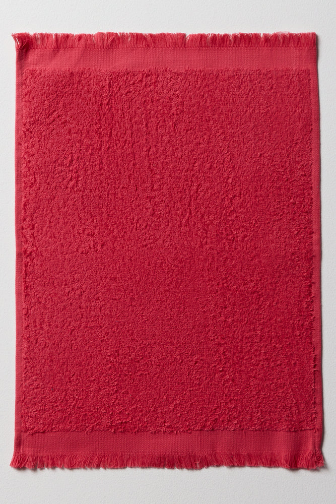 2 Pack Fringed Guest Towels Red Green Towels Ackermans