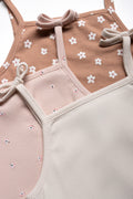 3 Pack Rib Vests Peach & Natural (1)
