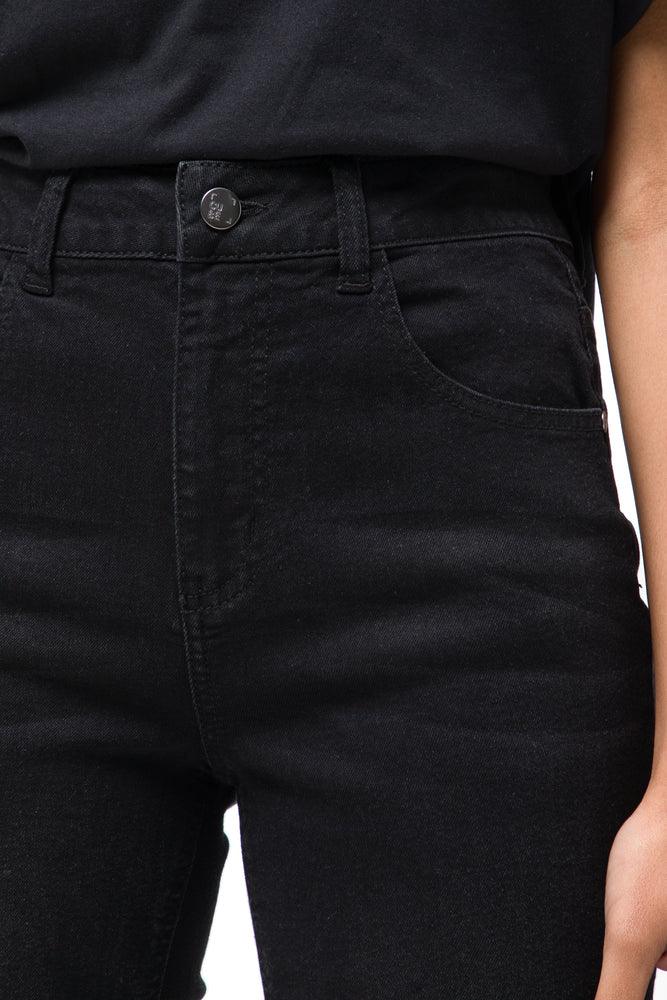 5 Pocket Skinny Denim Jeans Black (3)