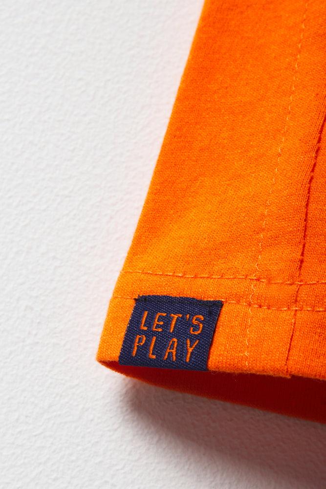 Sleeveless T-Shirt Orange (2)