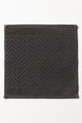 Textured Face Cloth Dark Grey