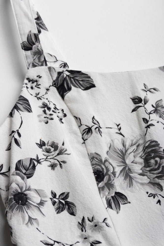 Linen Printed Dress Pink Tint