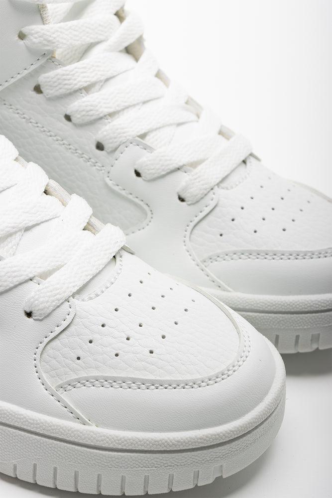 Skate High Top Sneaker White Ackermans