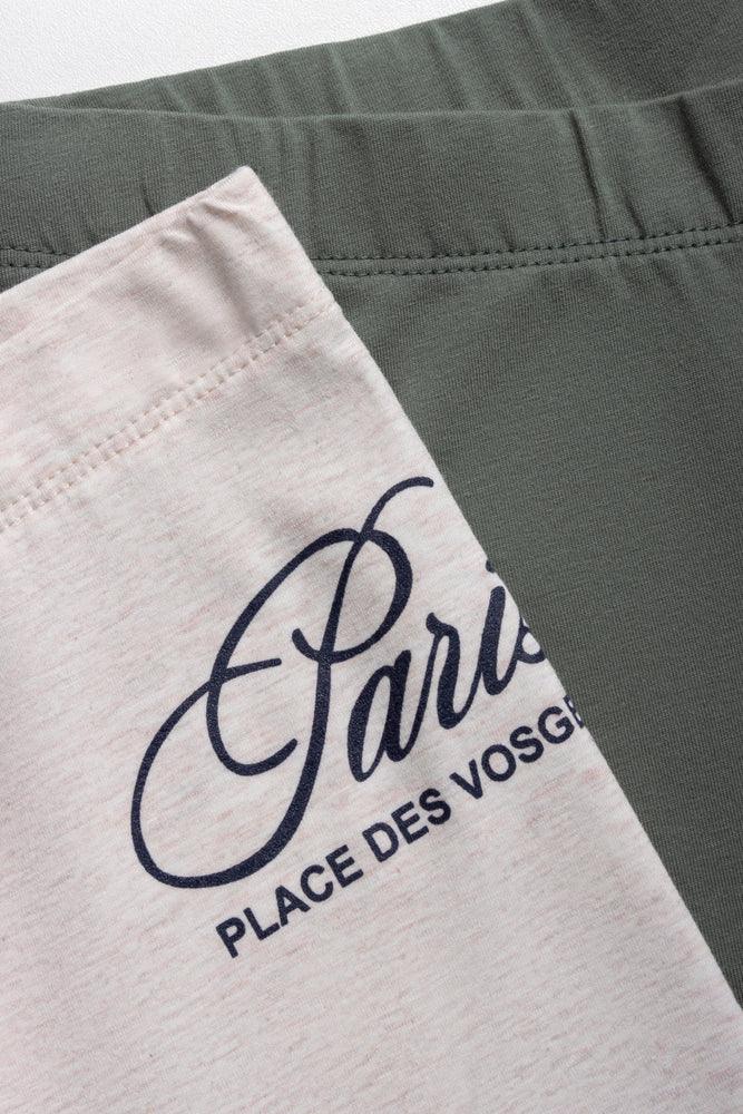 2 Pack Legging Stone And Fatigue Flower