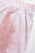 Tie Dye Pull On Shorts Lilac (1)