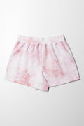 Tie Dye Pull On Shorts Lilac (2)
