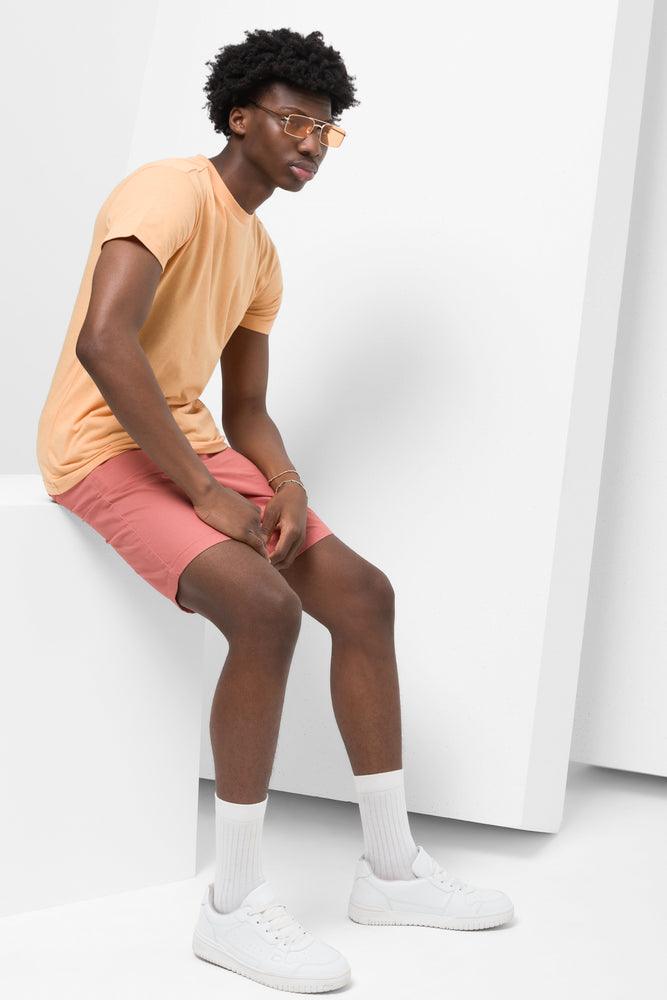 Short Sleeve T Shirt Orange Tops T Shirts Ackermans