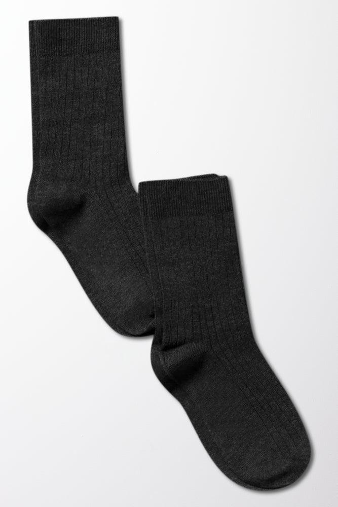 2 Pack Anklet Socks Dark Grey