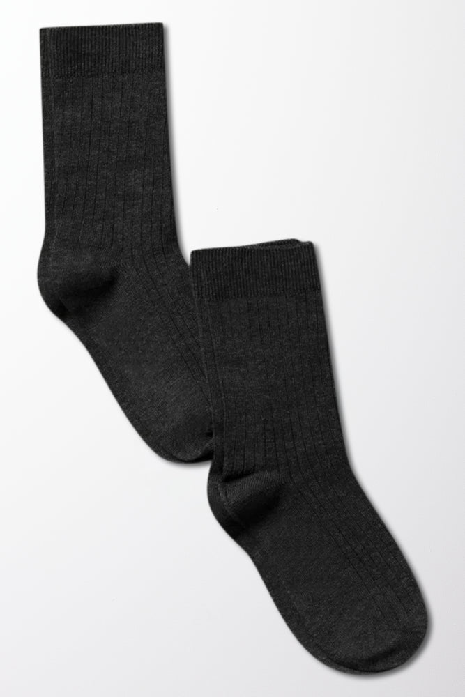 2 Pack Anklet Socks Dark Grey