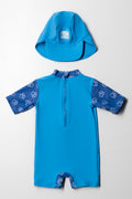 Paw Patrol Swimsuit & Hat Blue (3)