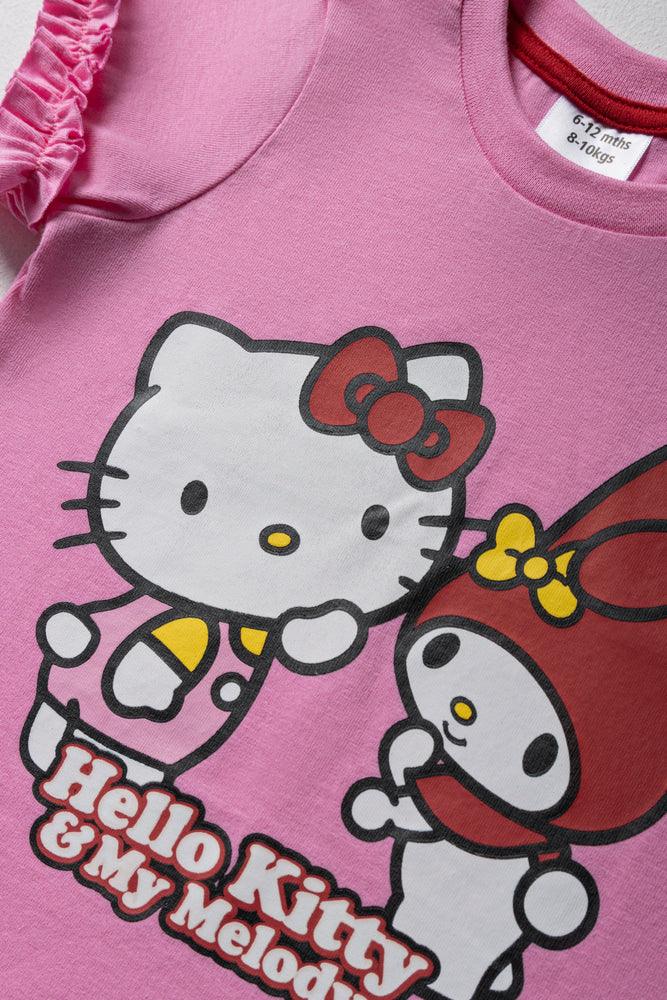 Shirts for kids girls hello kitty hot sale