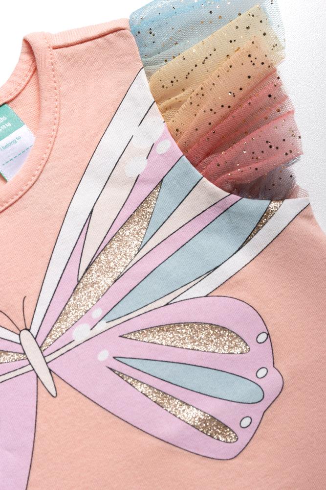 Tutu Skirt Set Peach