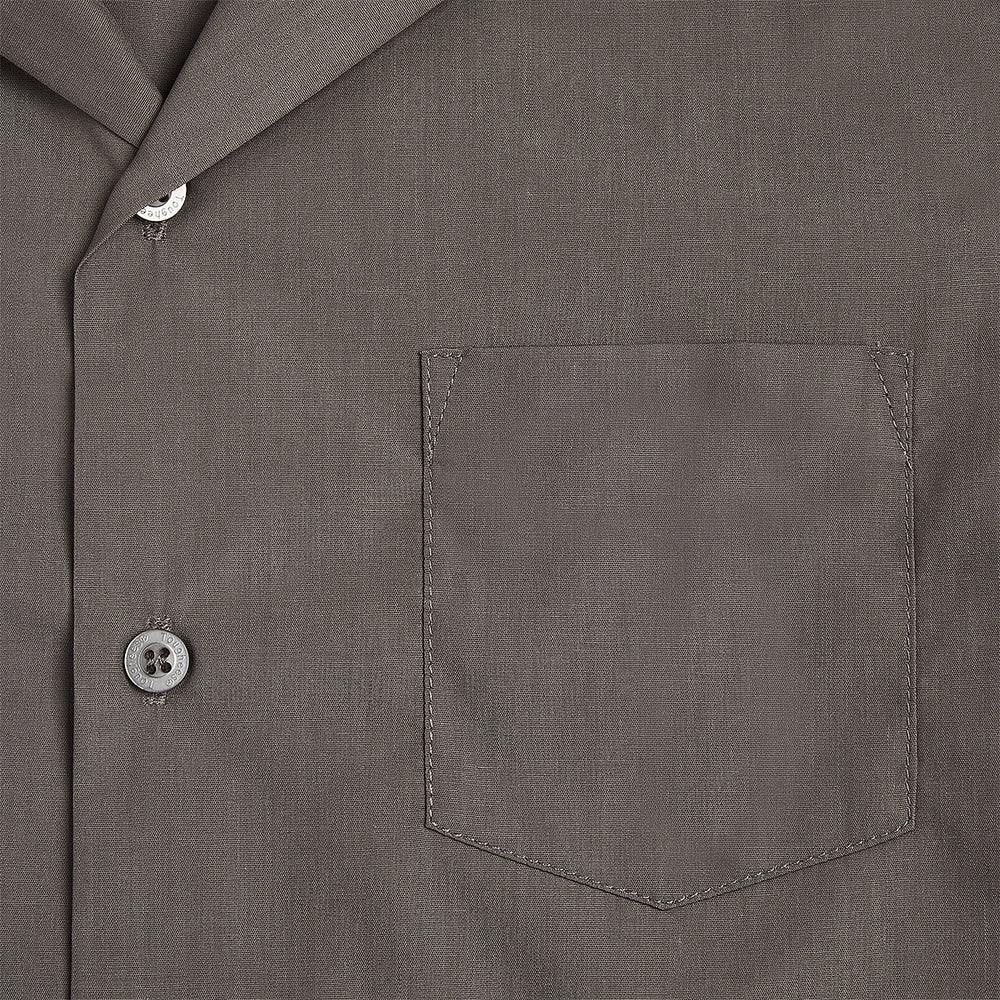 Unisex Primary School Short Sleeve Open Neck Shirt Grey Toughees (3)
