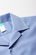 Unisex Primary School Short Sleeve Open Neck Shirt Blue Toughees (1)