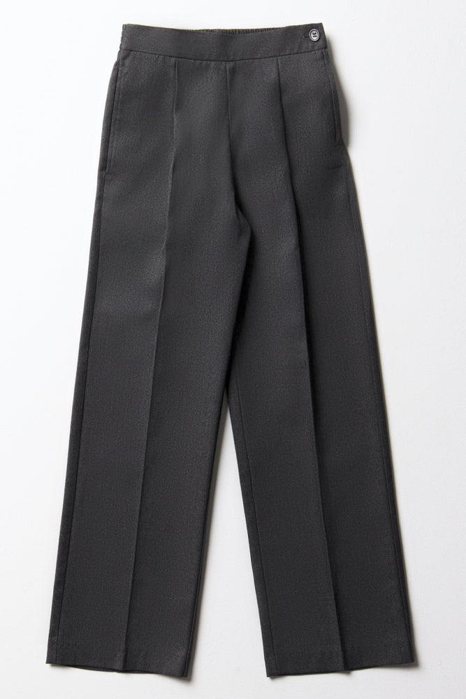 Girls Primary School Regular Fit Pants Grey Toughees