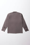 Unisex Primary School Long Sleeve Collar Shirt Grey Toughees (2)