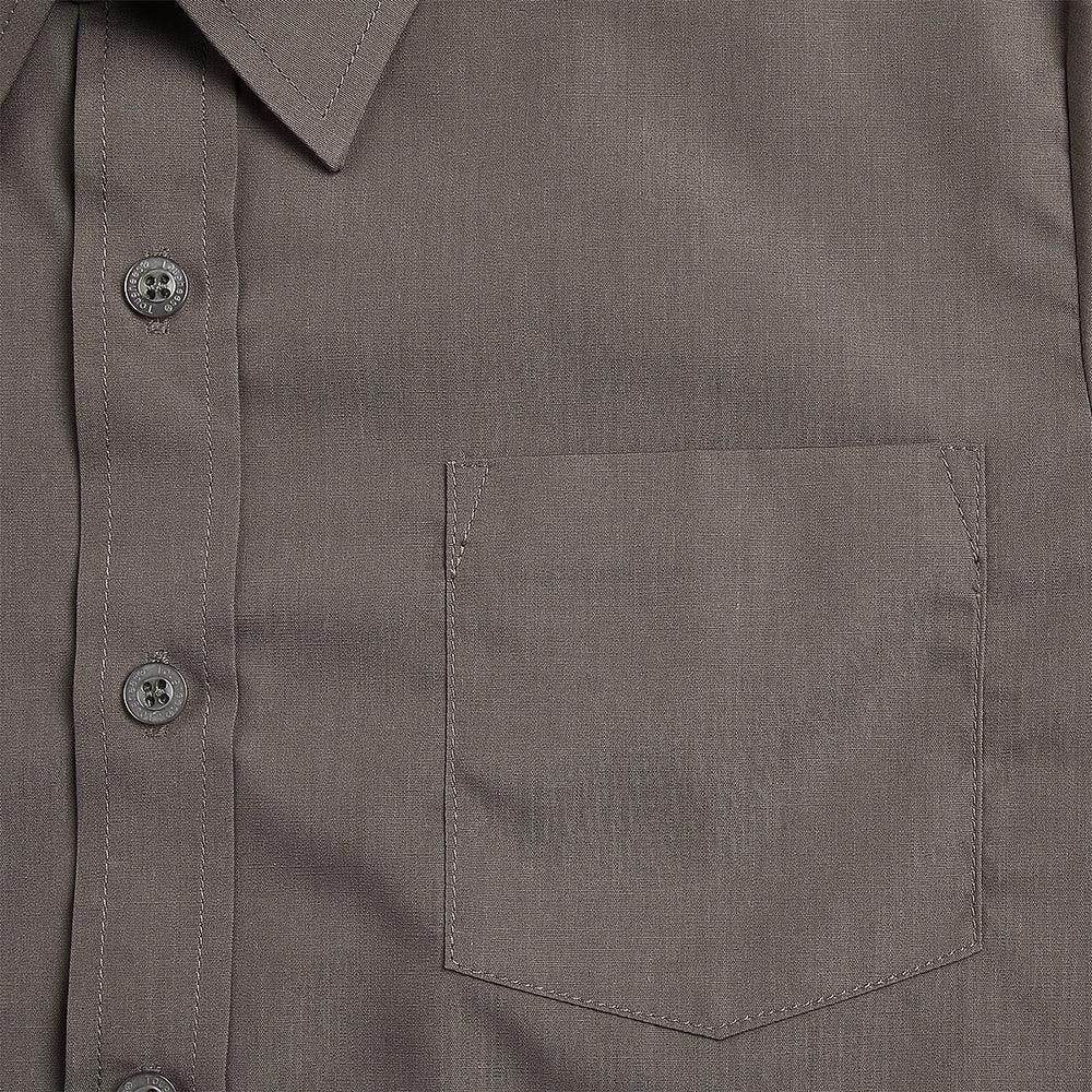 Unisex Primary School Long Sleeve Collar Shirt Grey Toughees (3)