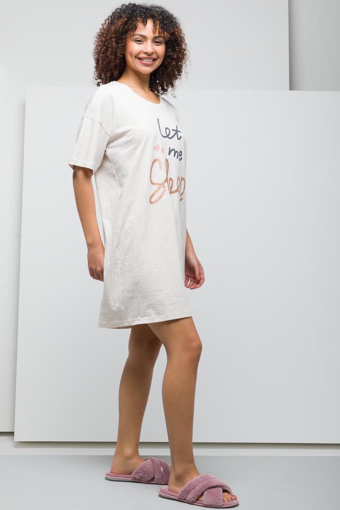 Basic Sleepshirt Let Me Sleep Sleepwear Ackermans