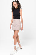 Seamless High Neck Sleeveless Top Black (1)